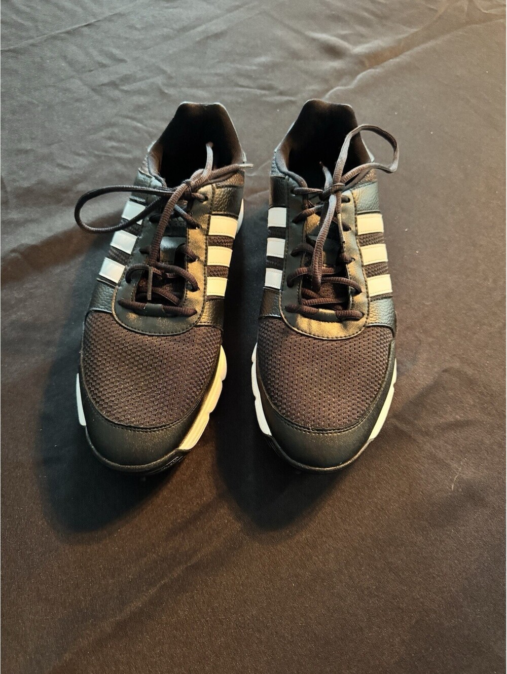 Adidas tech response Mens size 12 golf cleats black athletic sneakers